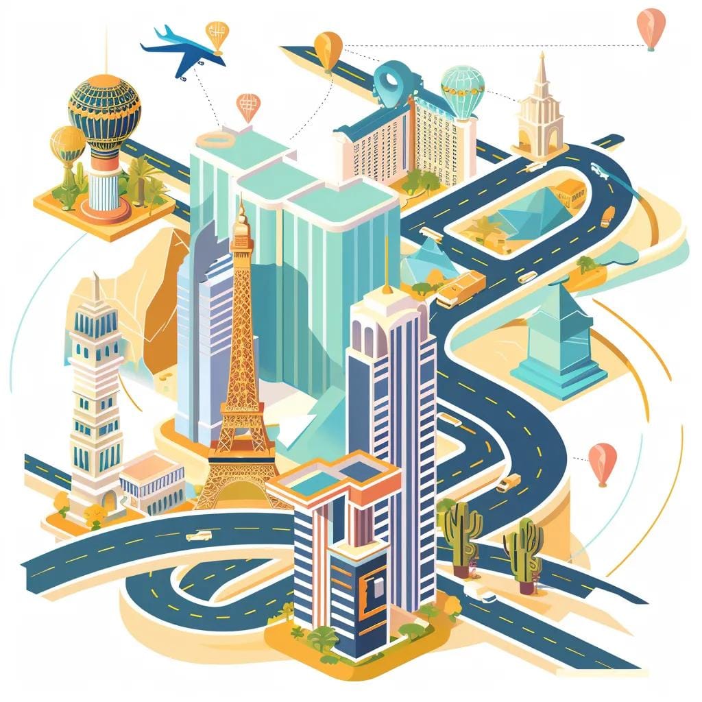 Visual guide of the strategic citation building process for local SEO in Las Vegas